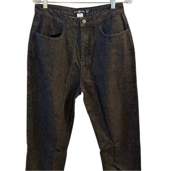 Daisy Street Women's Black Straight Jeans Size L High Rise Denim - Picture 4 of 10